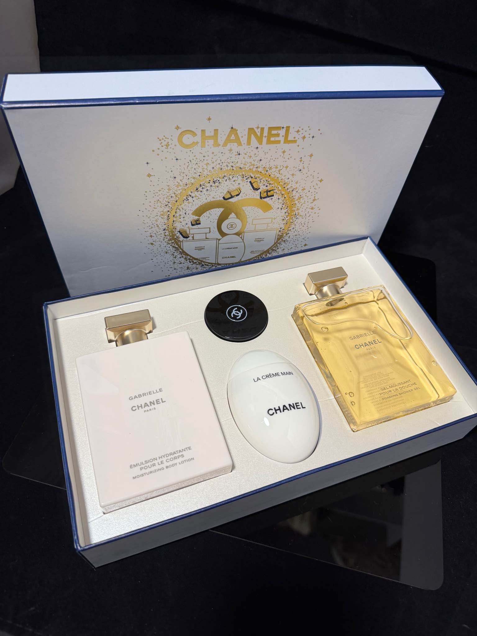 Chanel Gabrielle Shower Gel Lotion Hand Cream & Lip Balm Luxury