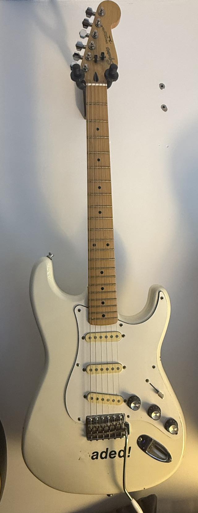 Korean Squire Stratocaster from 1987/88 with Japanese parts?