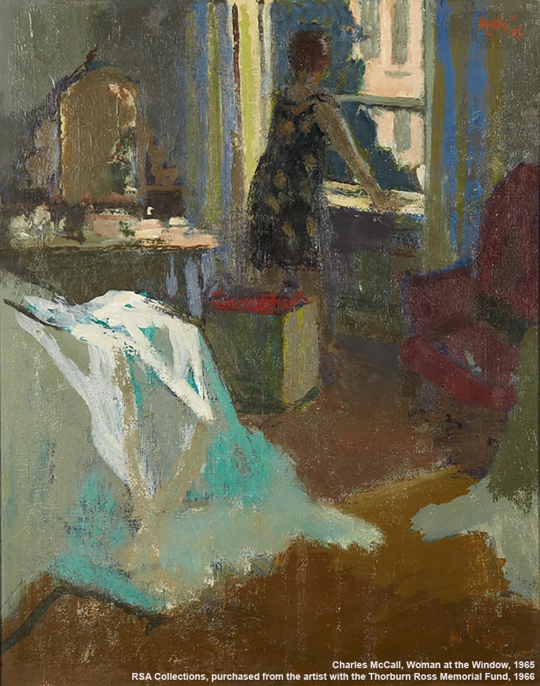 Royal Scottish Academy (RSA) - Looking out of the window, she wondered ...