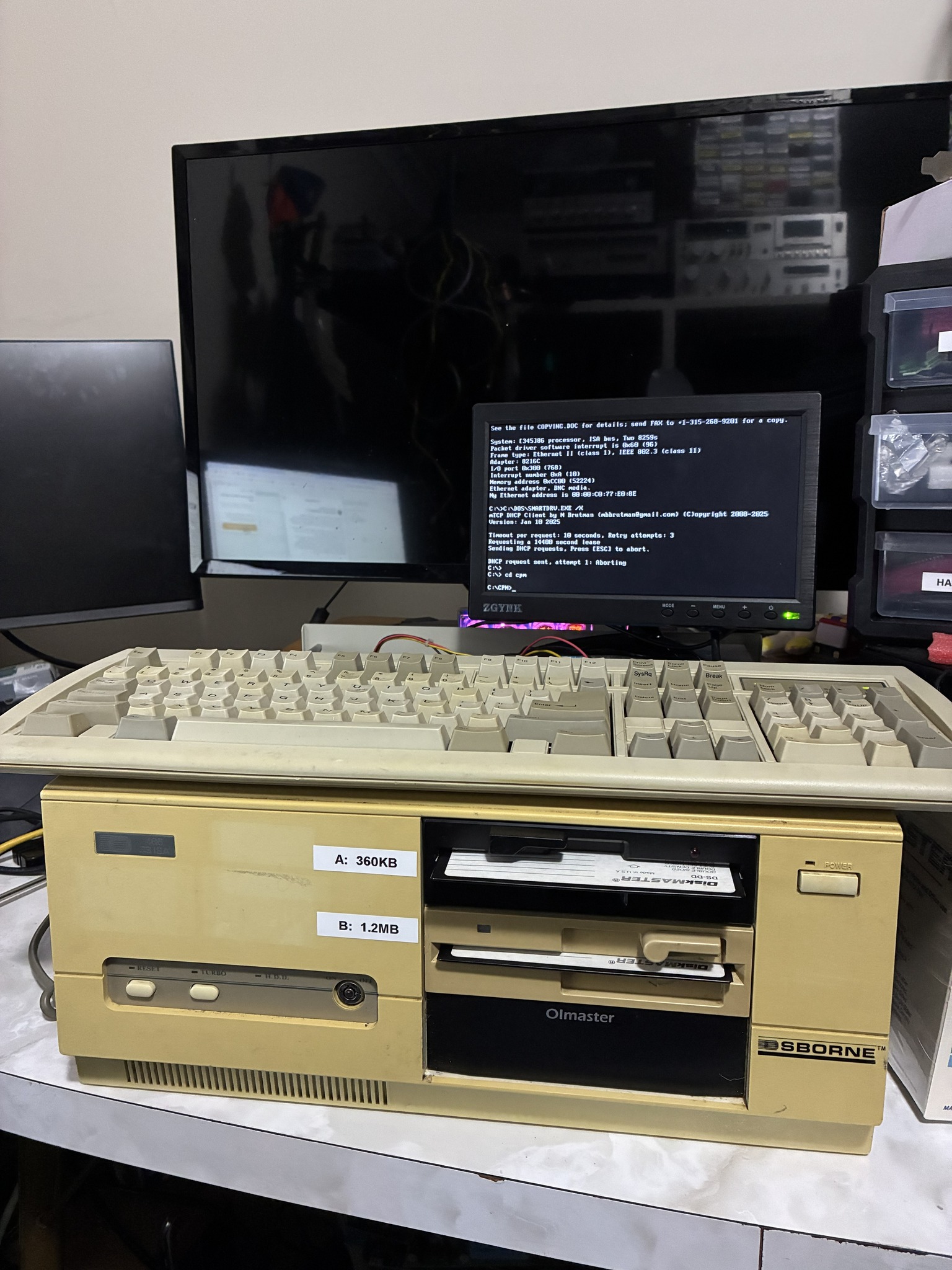 Bondwell 3.0 restoration with original floppy drives and Gotek