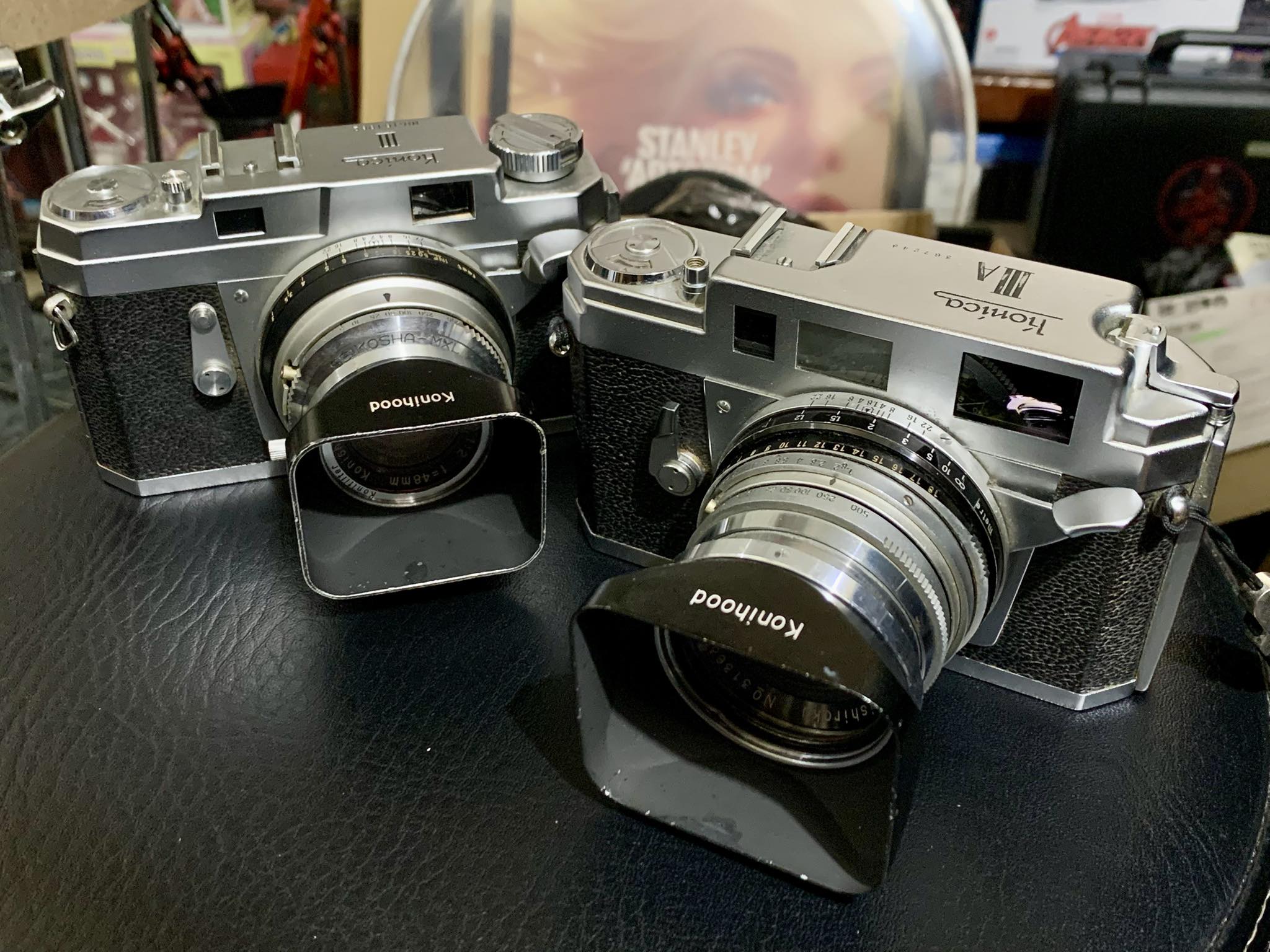 Deciding between Konica IIa and Konica III cameras