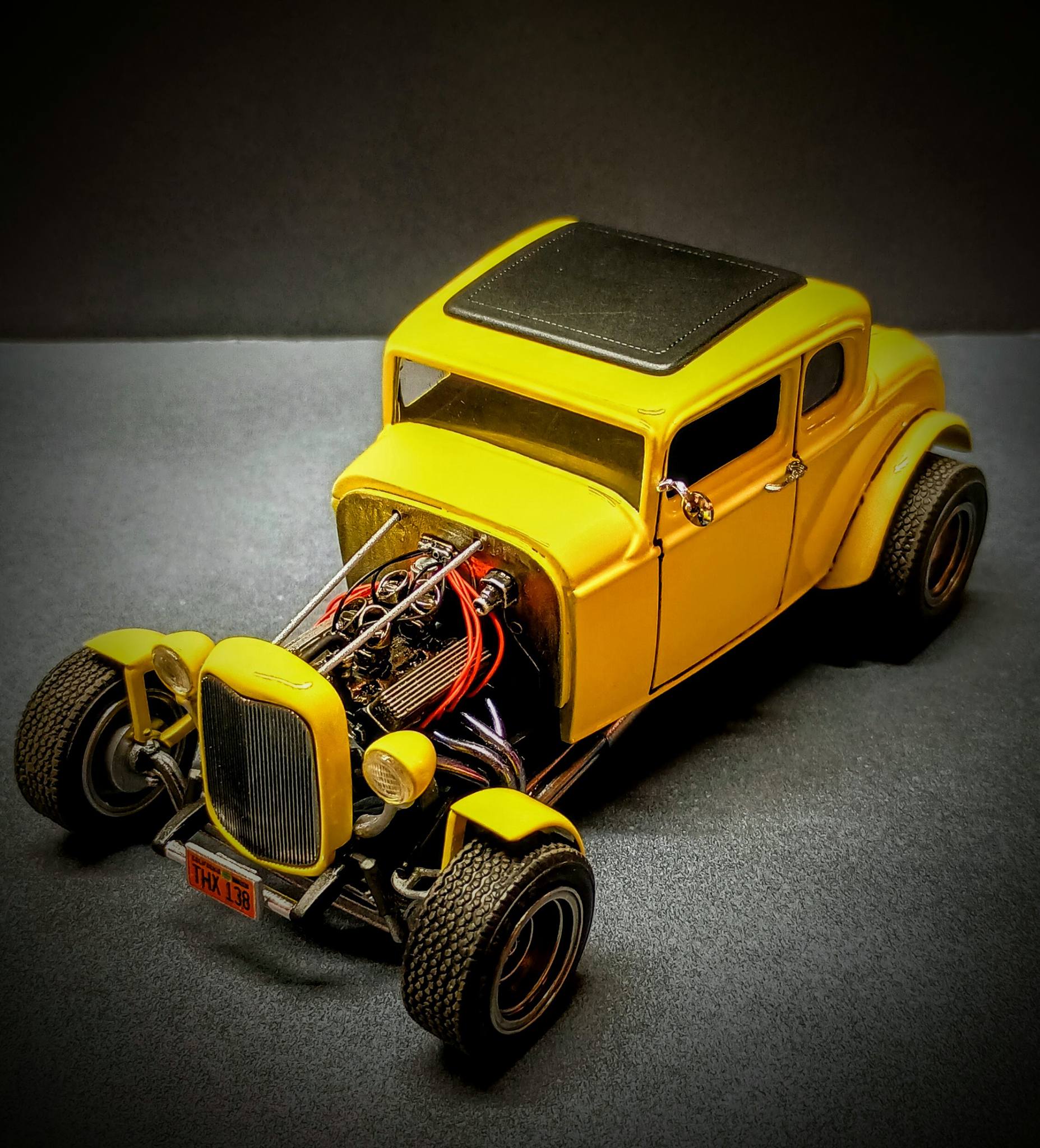 Completed Revell Kit of John Milner's Ford 32 from American Graffiti
