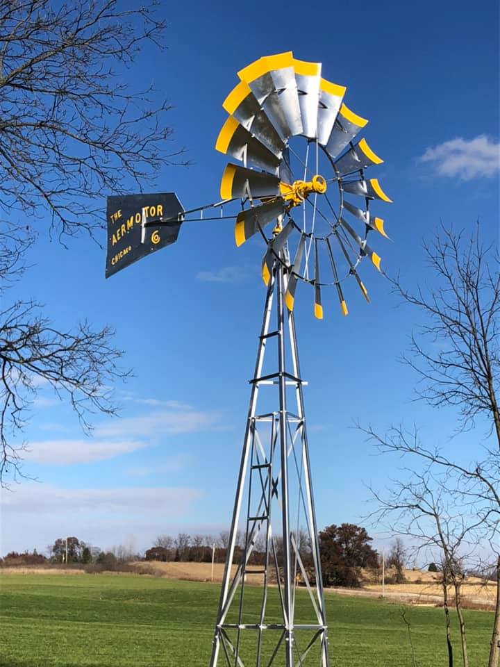 8ft Aermotor Windmill, A-702 Rebuilt, refurbished, 10yr Warranty, FREE