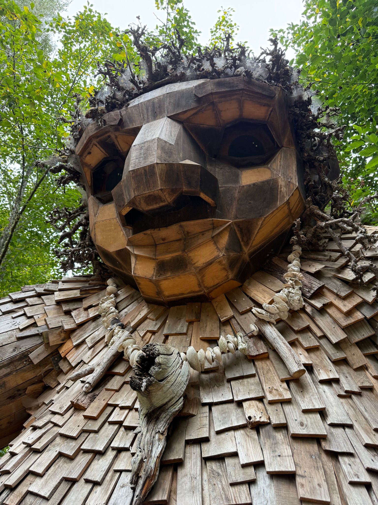 Sakaii park in Bainbridge Island, Washington features Pia the