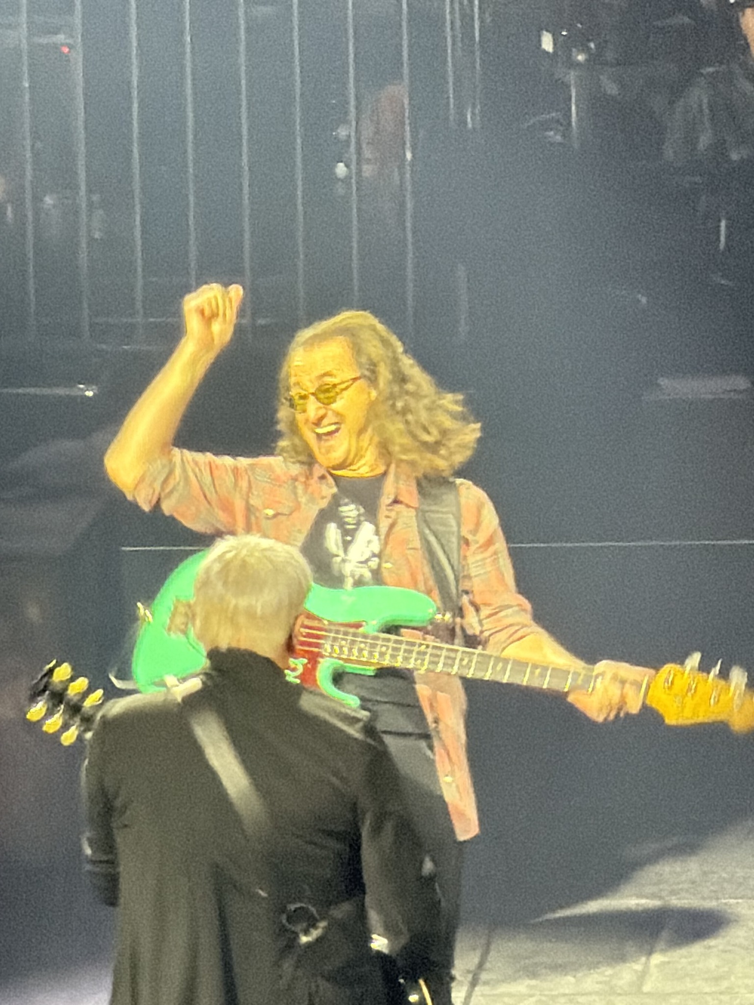 Alex Lifeson with Rush 