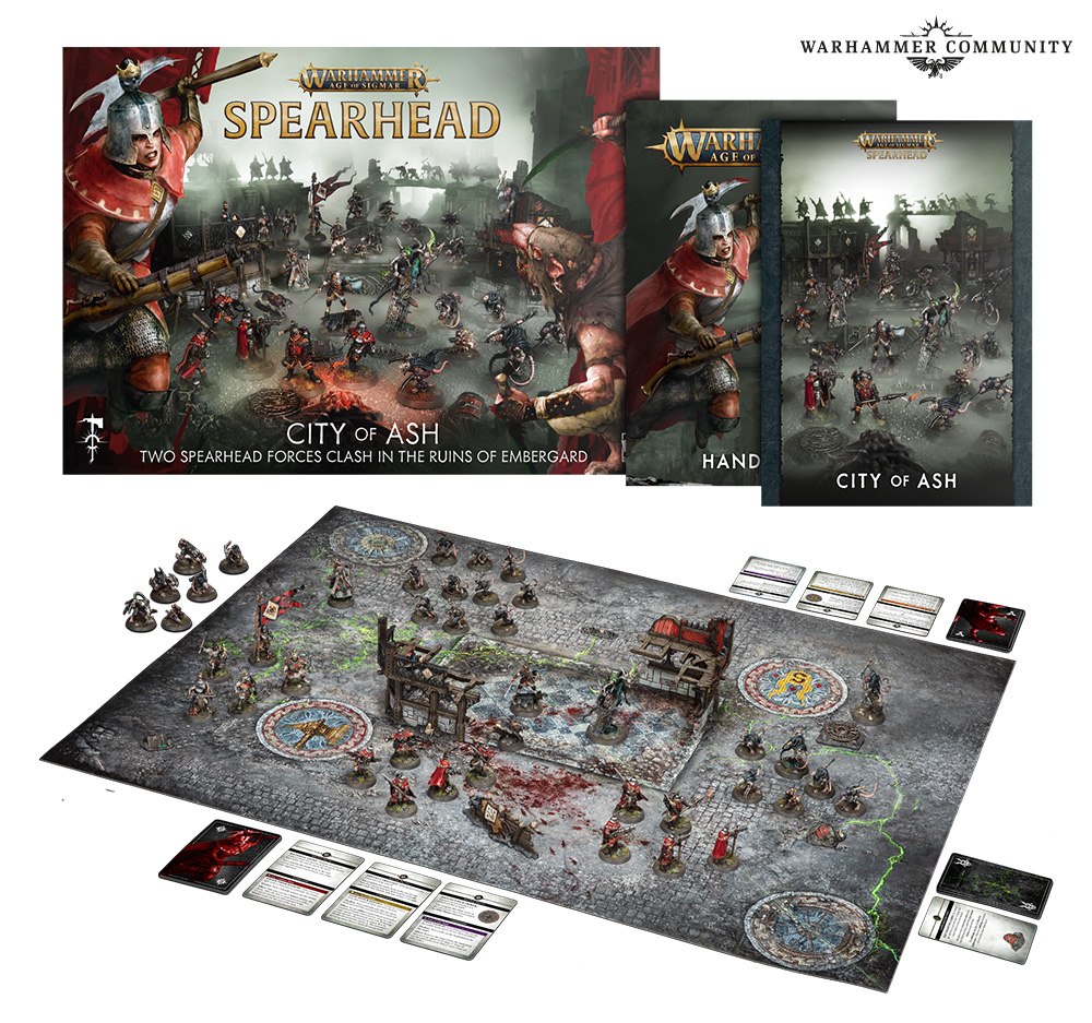 Can I buy Cities of Ash spearhead set without miniatures?