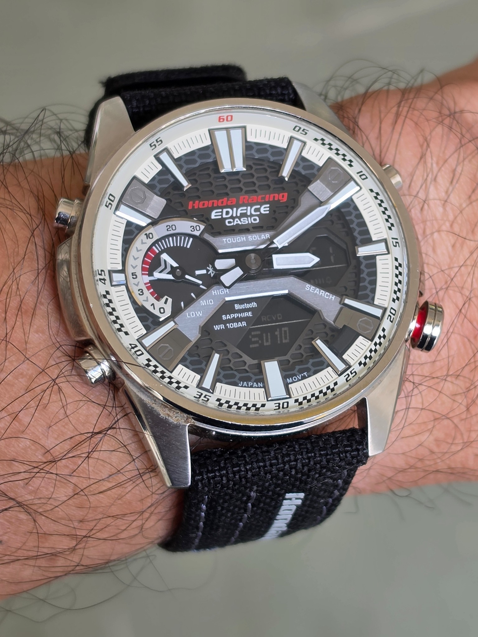 Honda Racing Seiko White Panda 🐼 Chronograph