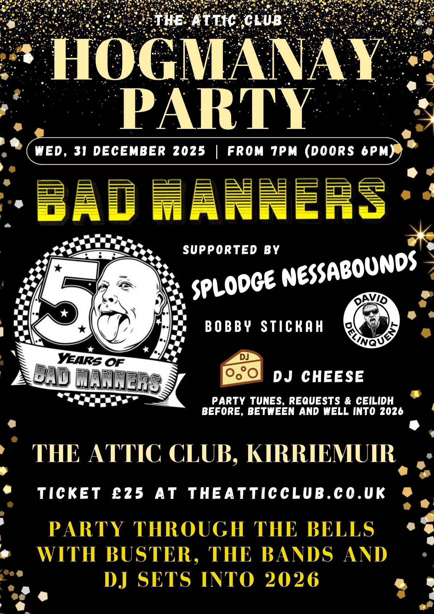 ???????? Bring in 2026 in style, with Live Music & DJ