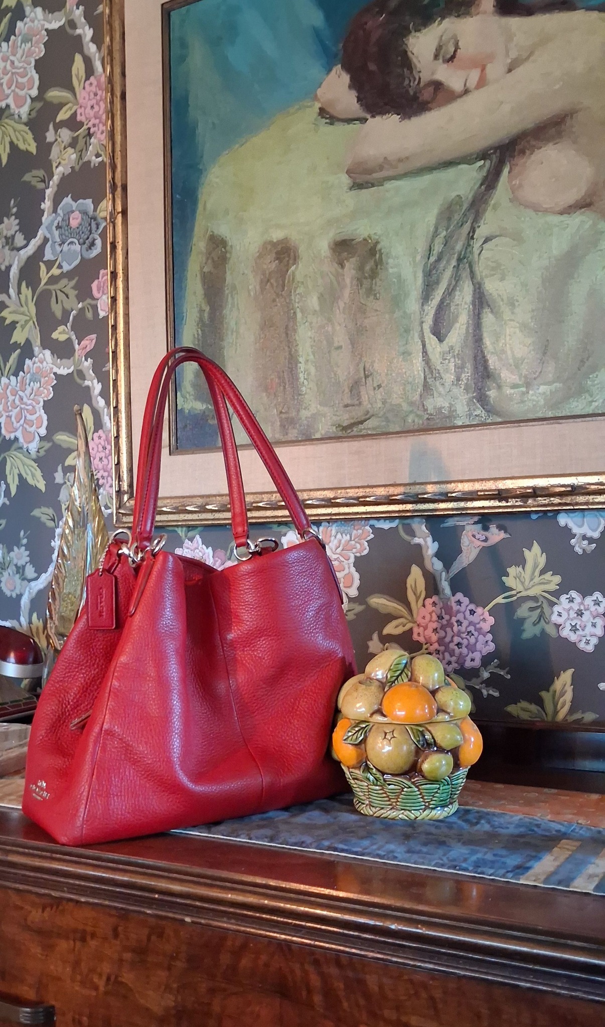 COACH Op Art Soho Tote Bag Pink Beige Reloved Soho Tote | Bags 