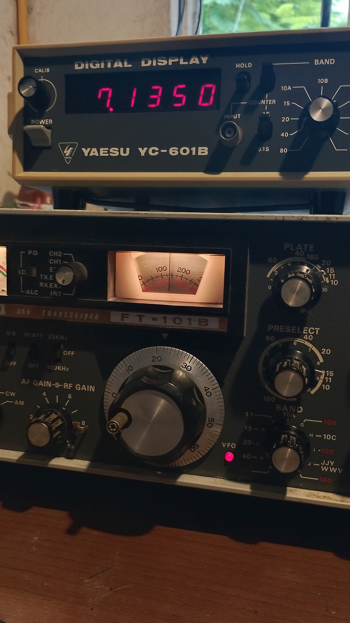Yaesu QTR-24 clock from FT-101F