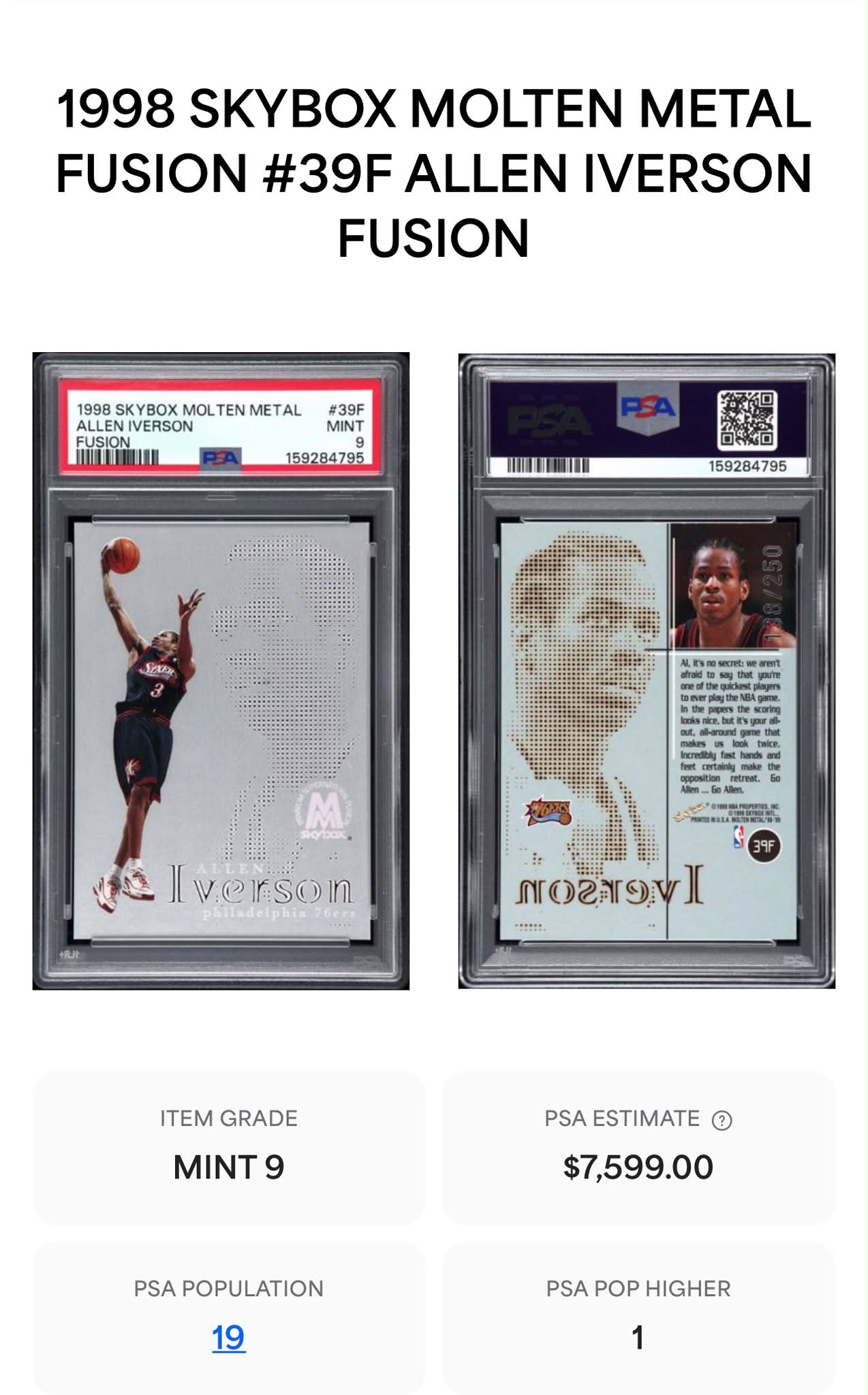 PSA grading experience with delayed and disputed results for 1983