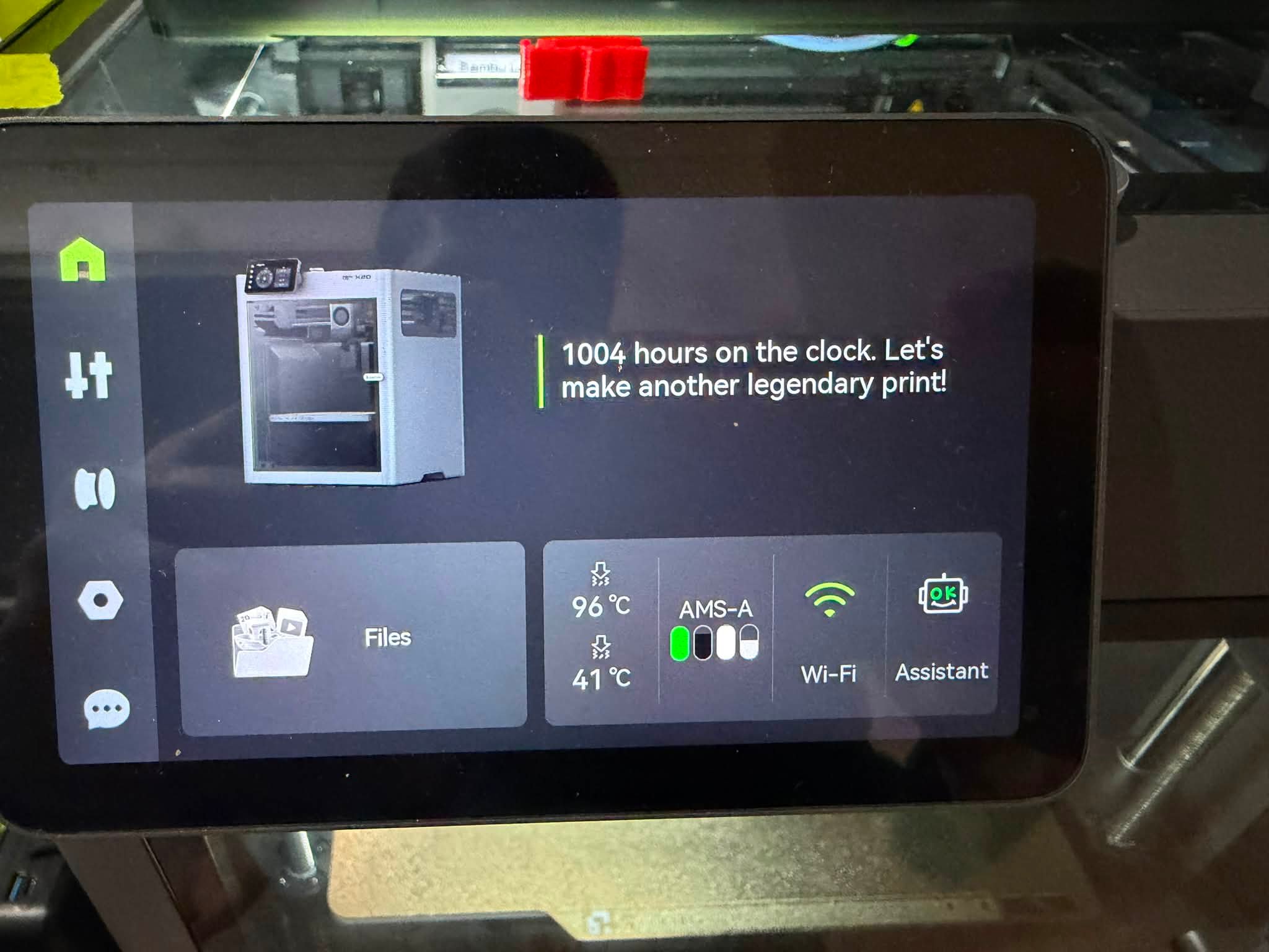 Bambu Lab X2D printer user reaches 1000+ hours without issues
