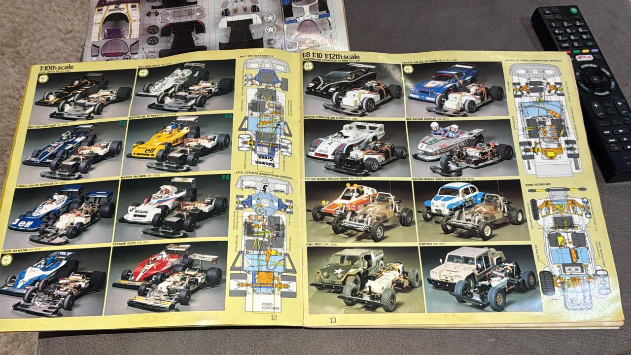 Tamiya Rc catalogue photo from late 70's early 80's