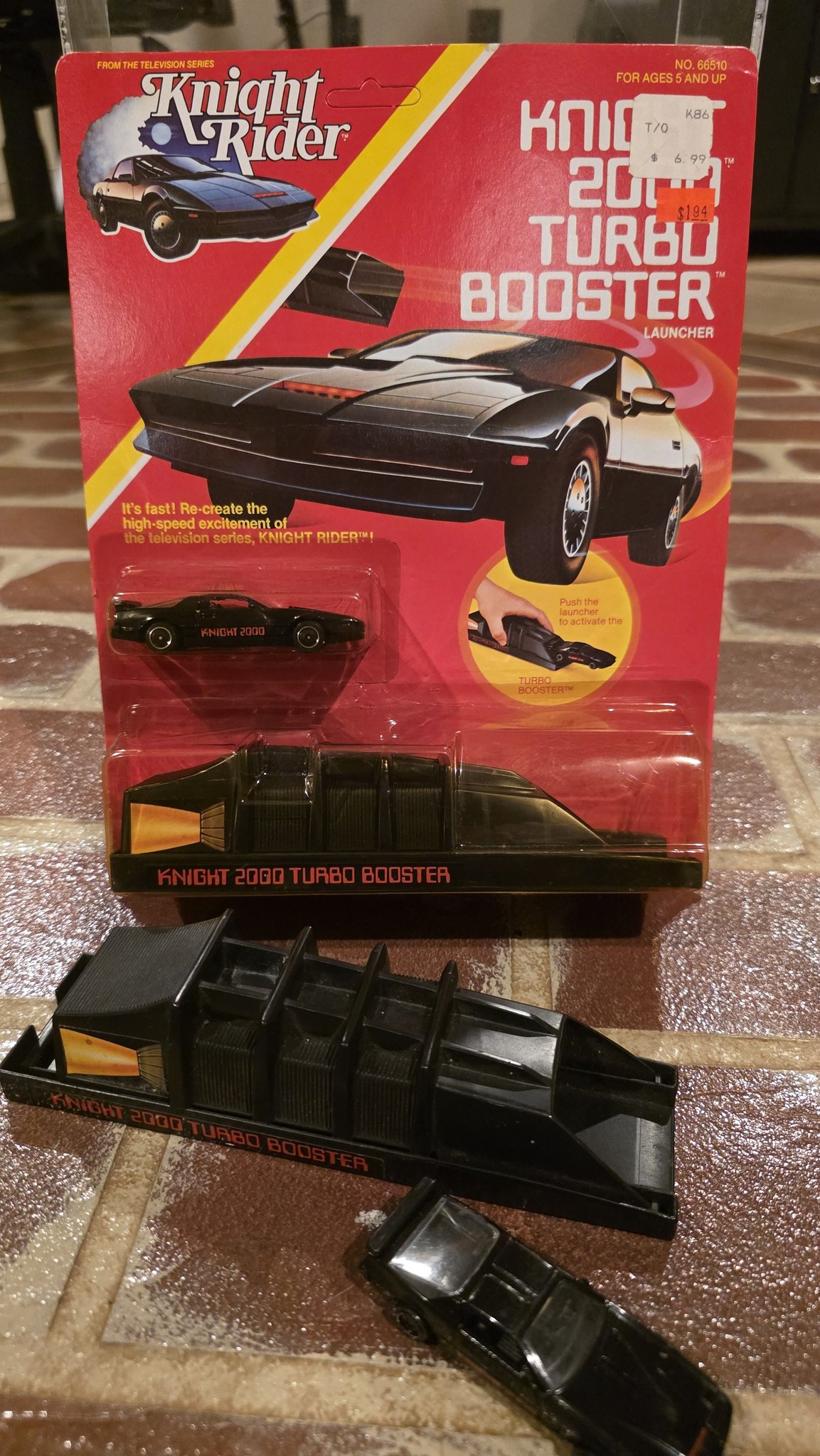 1983 Knight Rider Knight 2000 Voice Car Box Art - Kenner