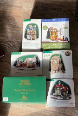 Charles Dickens Christmas village collection