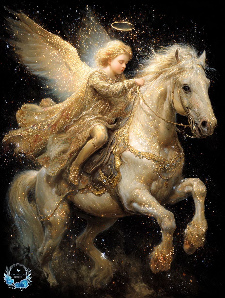 Marina - The Golden Dream Rider When night grows quiet and the sky ...