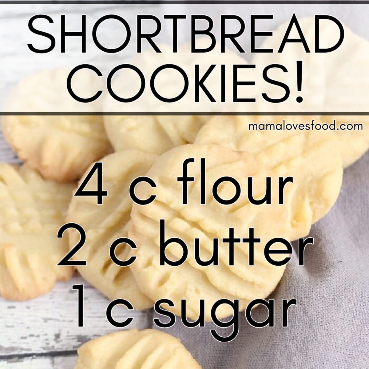 Best Cookie Recipes Ever | Classic shortbread cookies are made with a ...