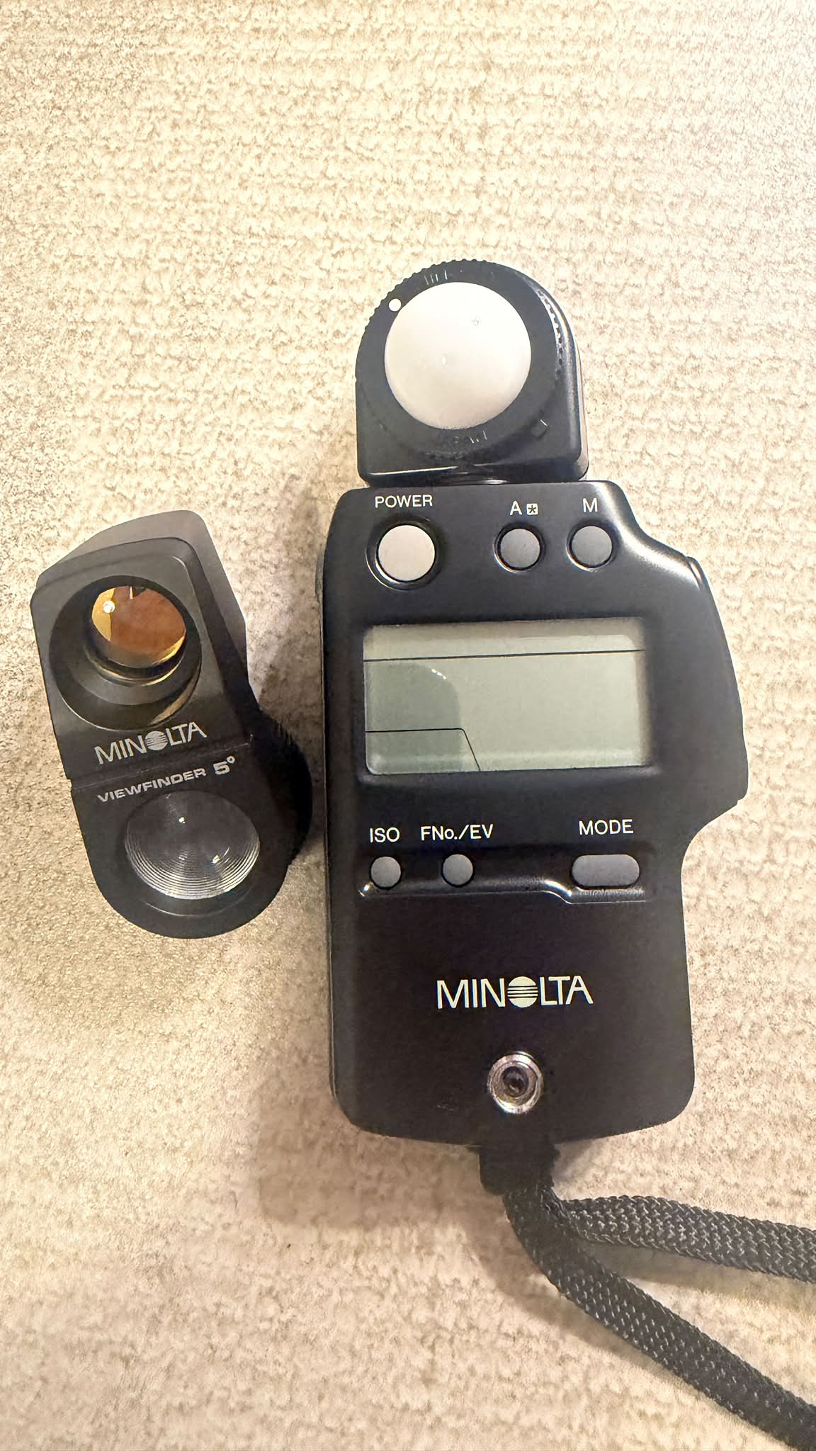 The legendary Minolta Auto Meter IV F, I use to work with my
