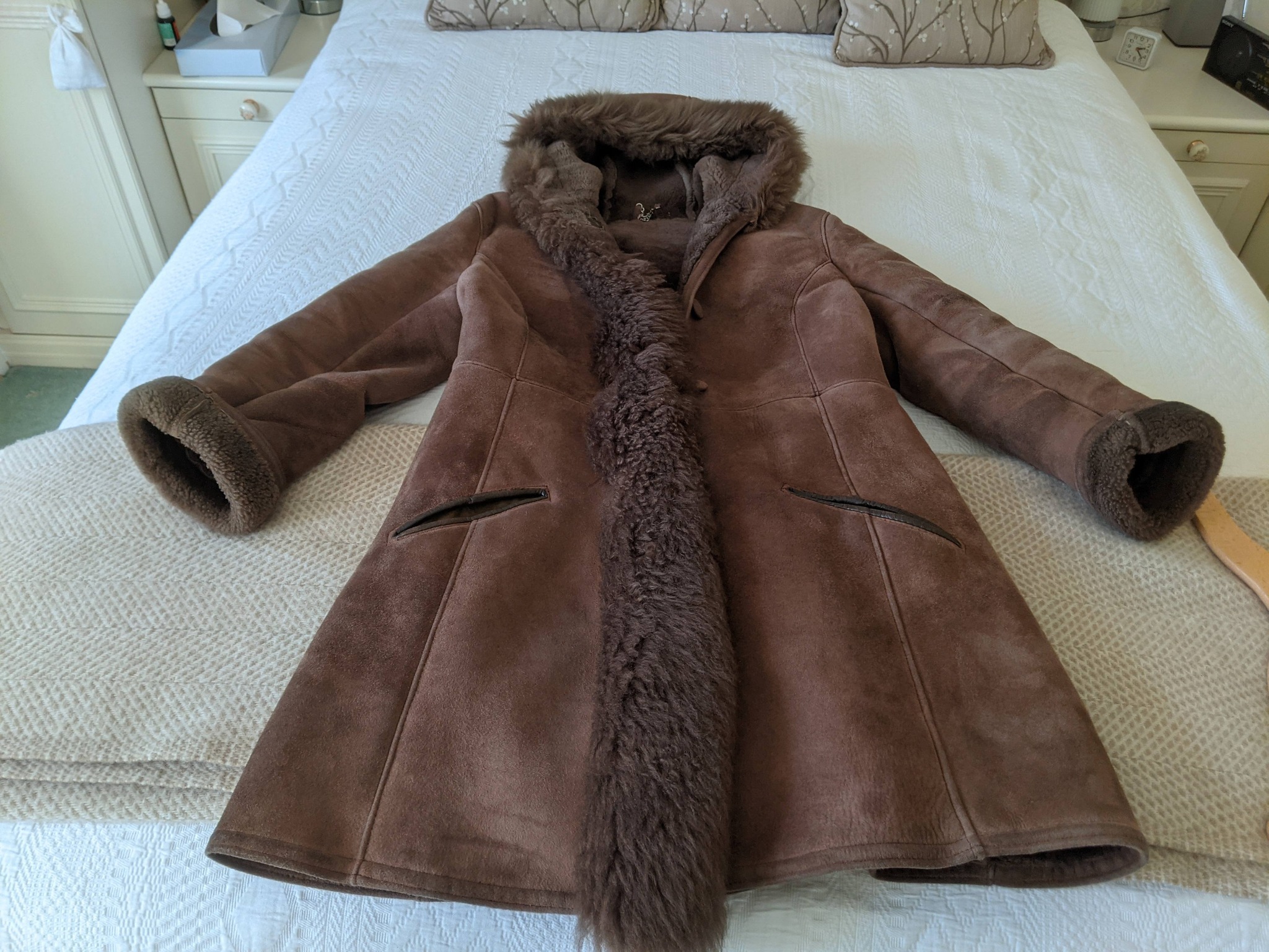 AJATAR FRIITALA, Mens vintage Sheepskin Suede Leather Shearling 