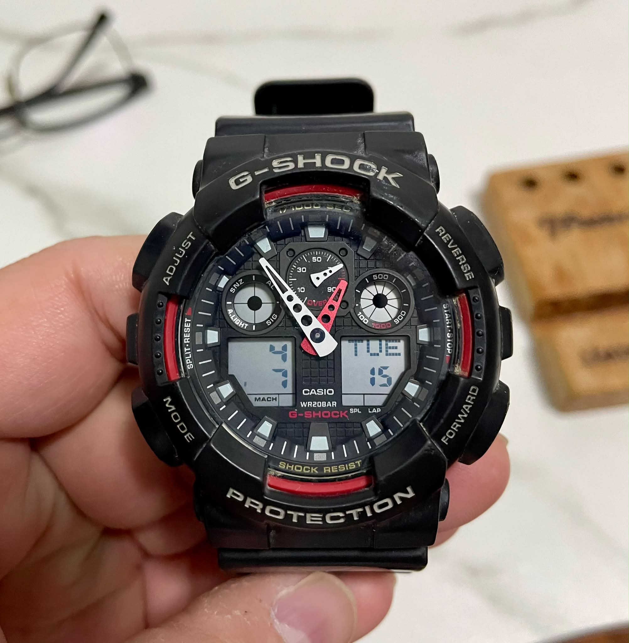 1997 casio g-shock mrg-120t. Titanium