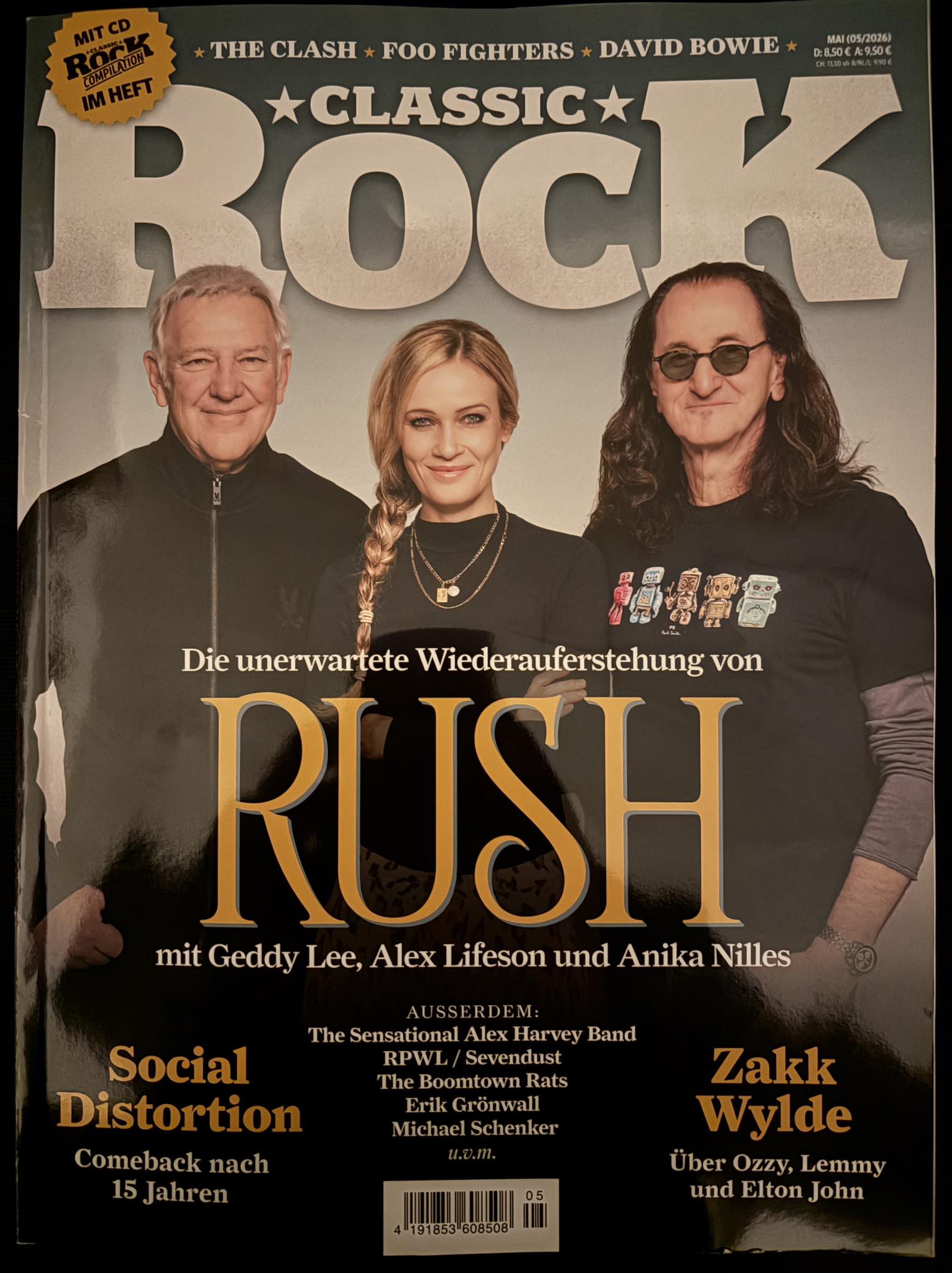 Anika Nilles, Geddy Lee and Alex Lifeson are interviewed in the 