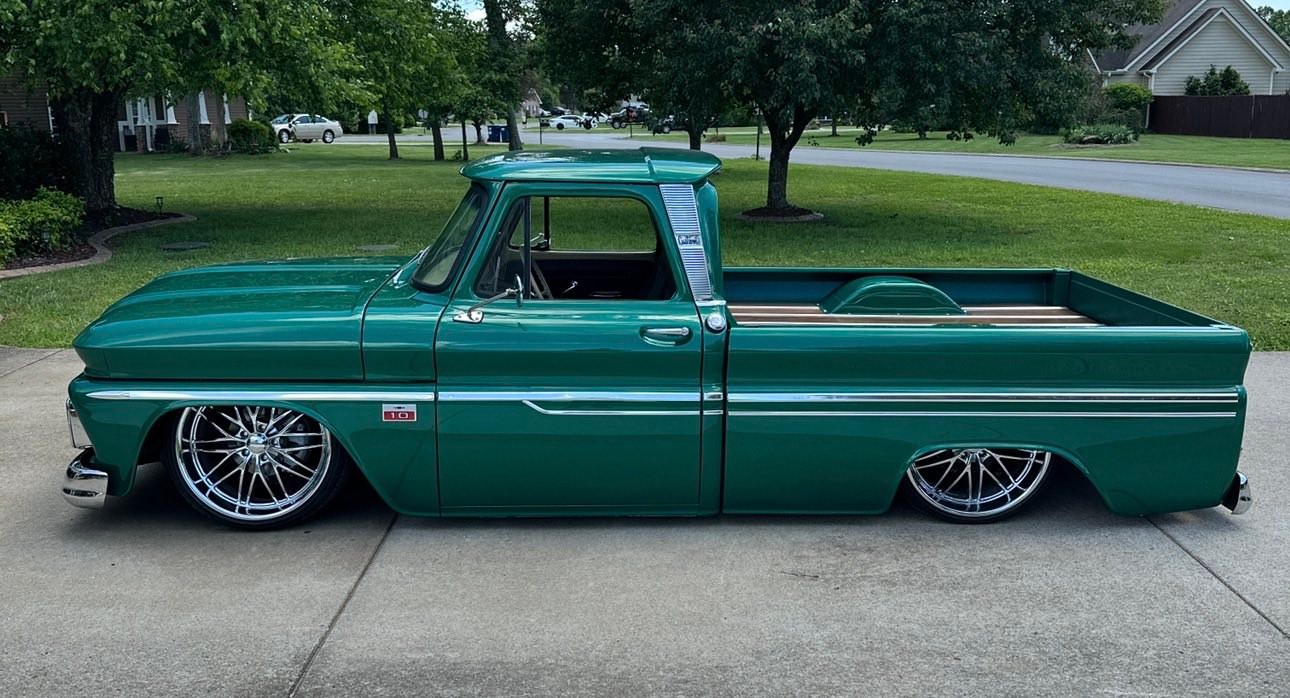 DIY trim installation template for Chevrolet C-10