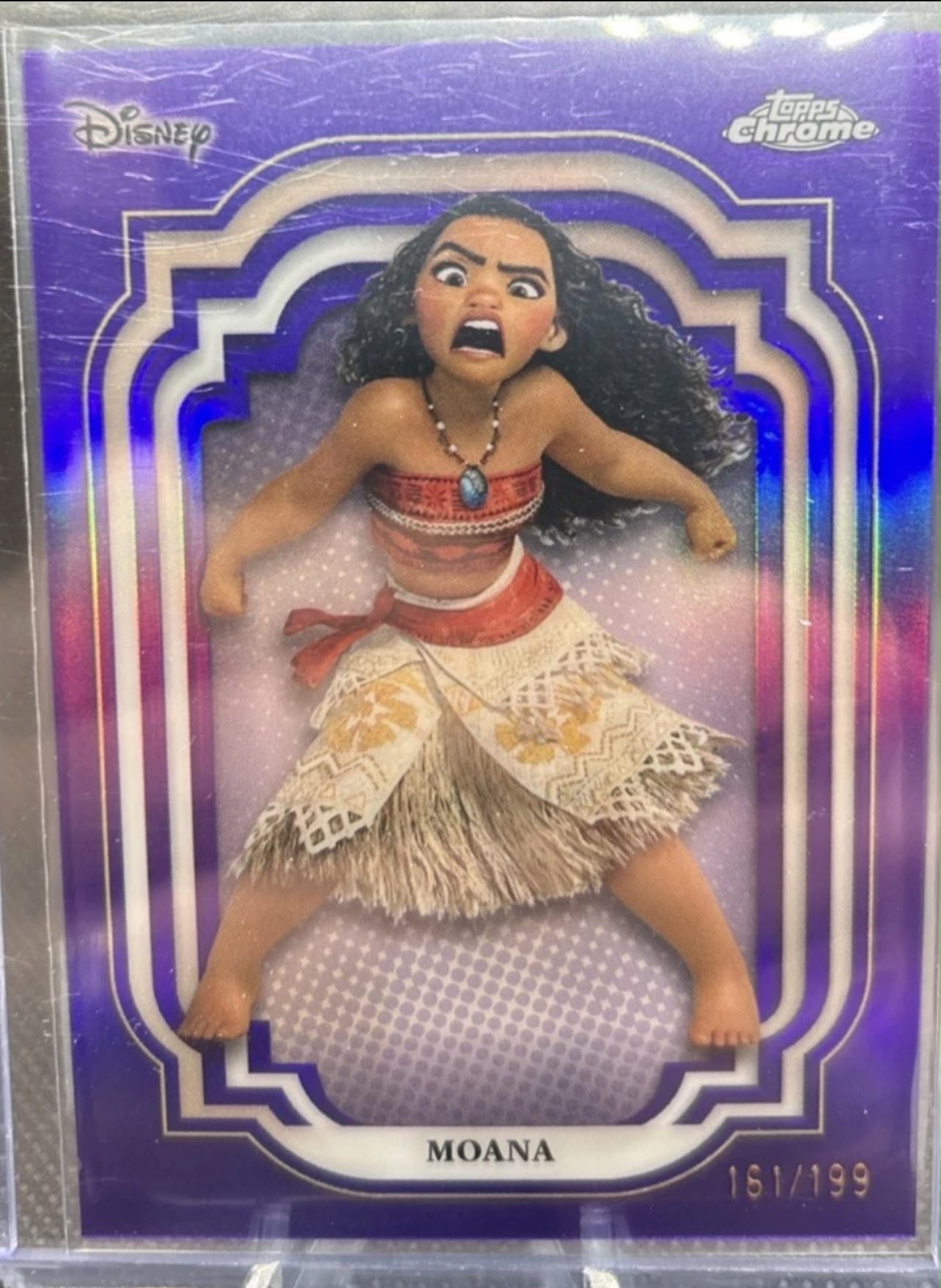 2026 Disney Topps Chrome Sapphire Moana 09/30. PSA 10 Pop.1 $1350