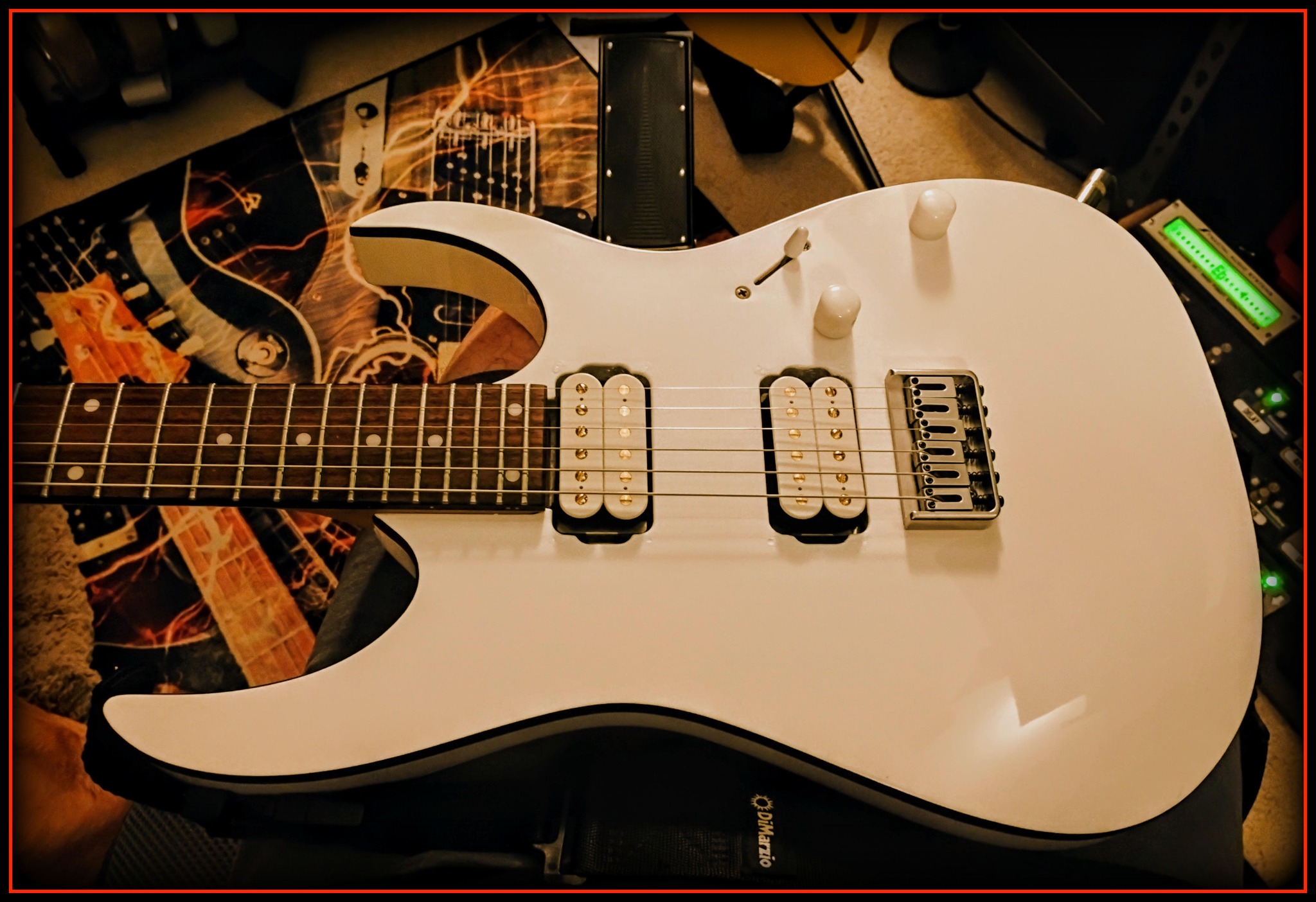 ギター Ibanez RG350DX Dimazio Modified 2007 Ibanez RG350DX with DiMarzio pickups