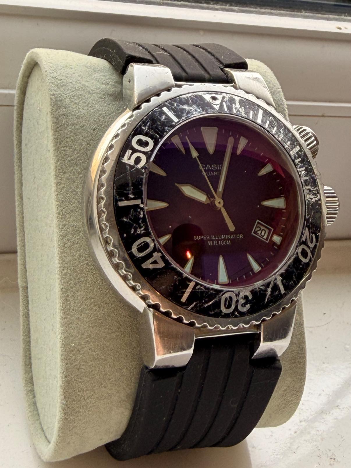 Restored Casio MTD-1048 watches