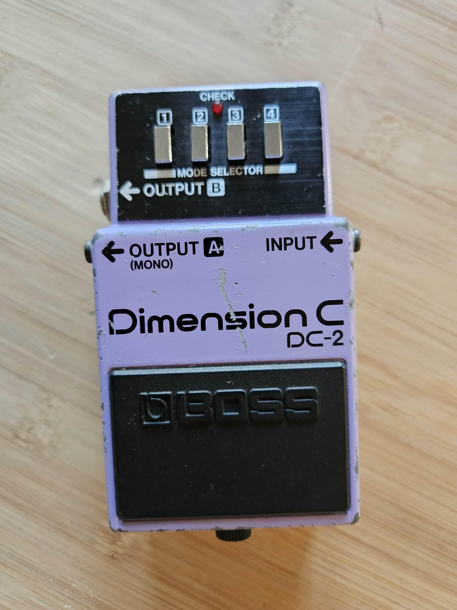 BOSS DIGITAL SPACE-D DC-3 MADE IN JAPAN CHECK En ع=و= LO MIN MAX