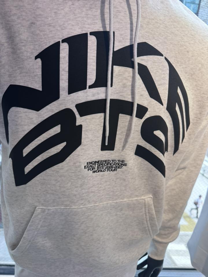 Where to buy BTS Nike hoodie in L and M sizes?