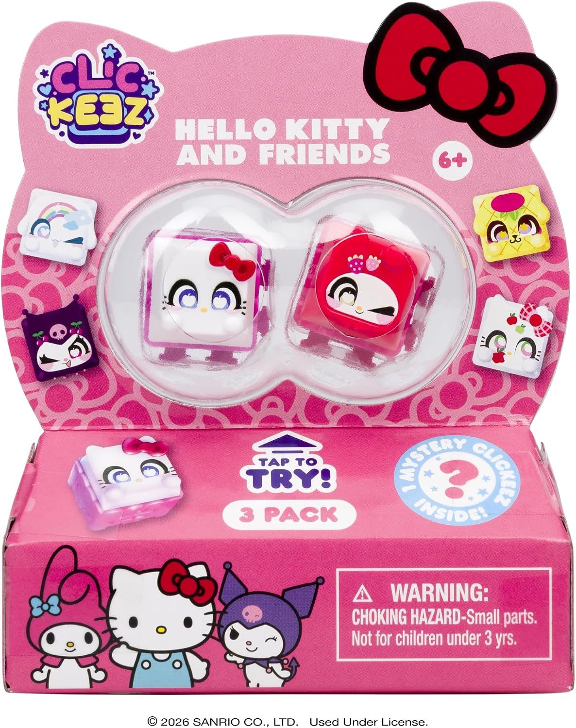 Hello Kitty Clickeez in stock around $7.XX!