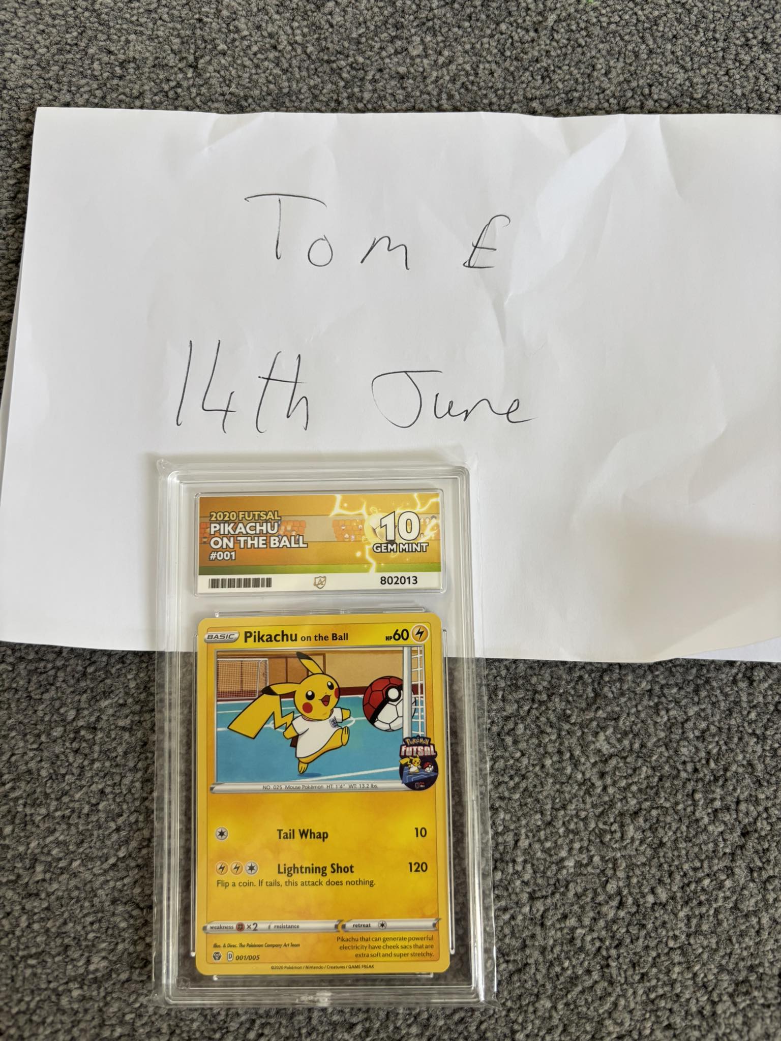 pikachu pokemon card value 2016 JAPANESE XY PROMO SPECIAL BOX HOLO LUIGI #295 PSA  lowpopping Weakness Fighting 2 Resistance Metal Pikachu 2016 Card | TikTok
