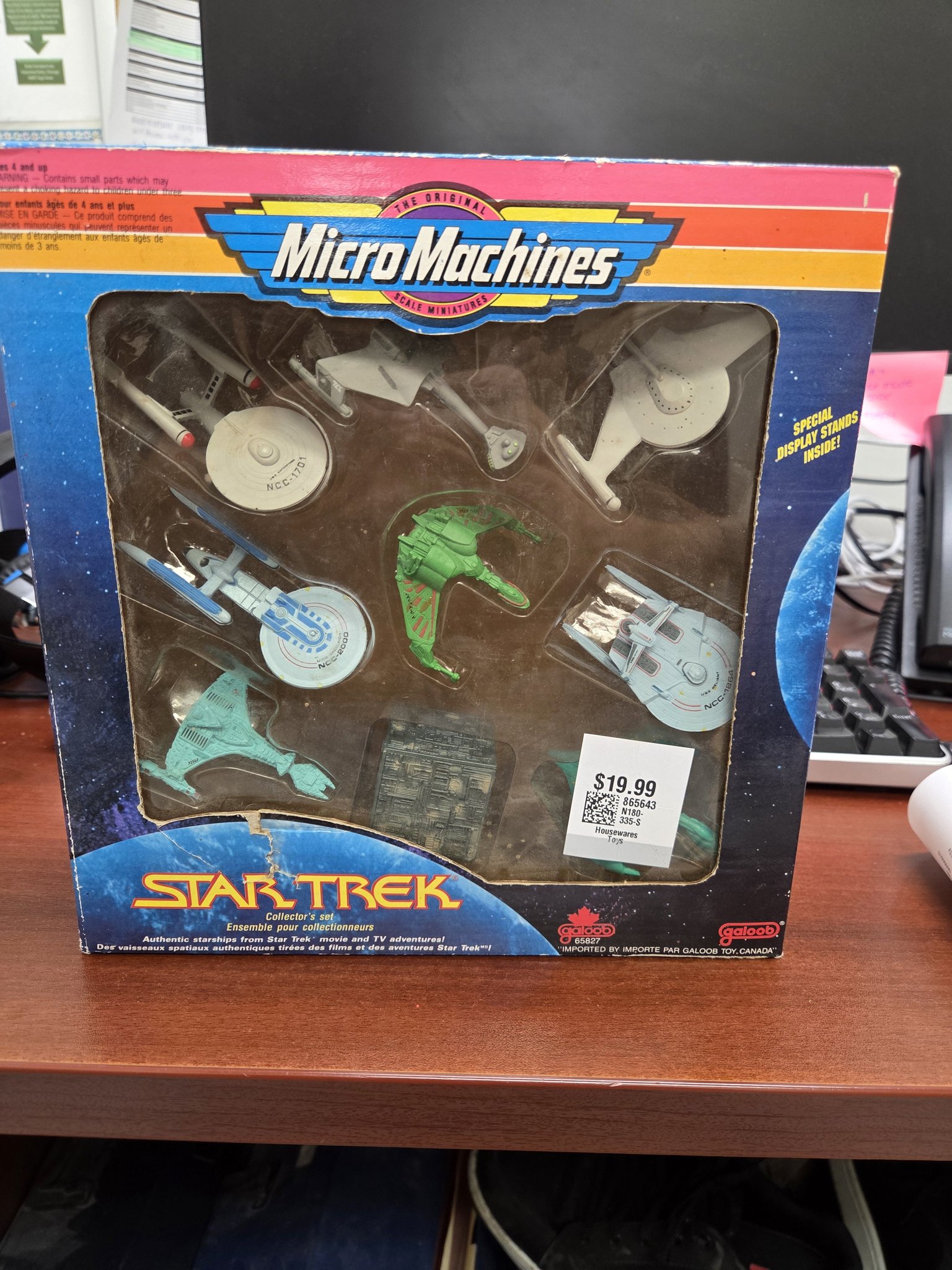 Vintage Star Trek Micro Machines collectible set for sale