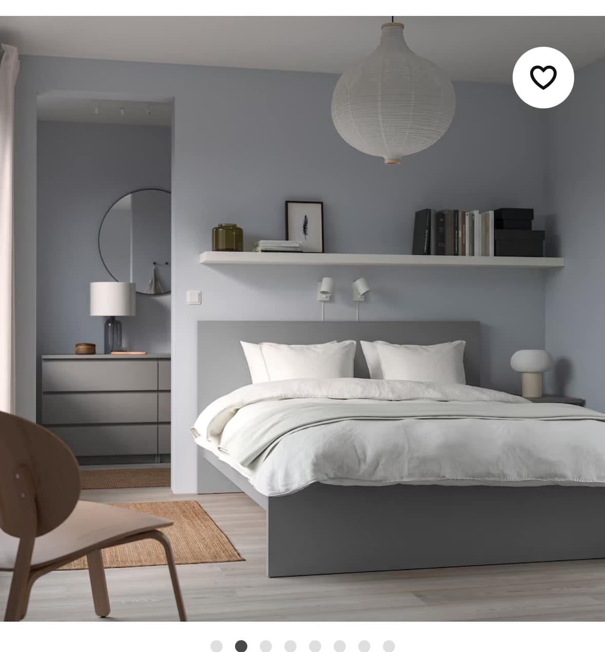 ikea malm dresser grey How does the look in real rooms? out stop.