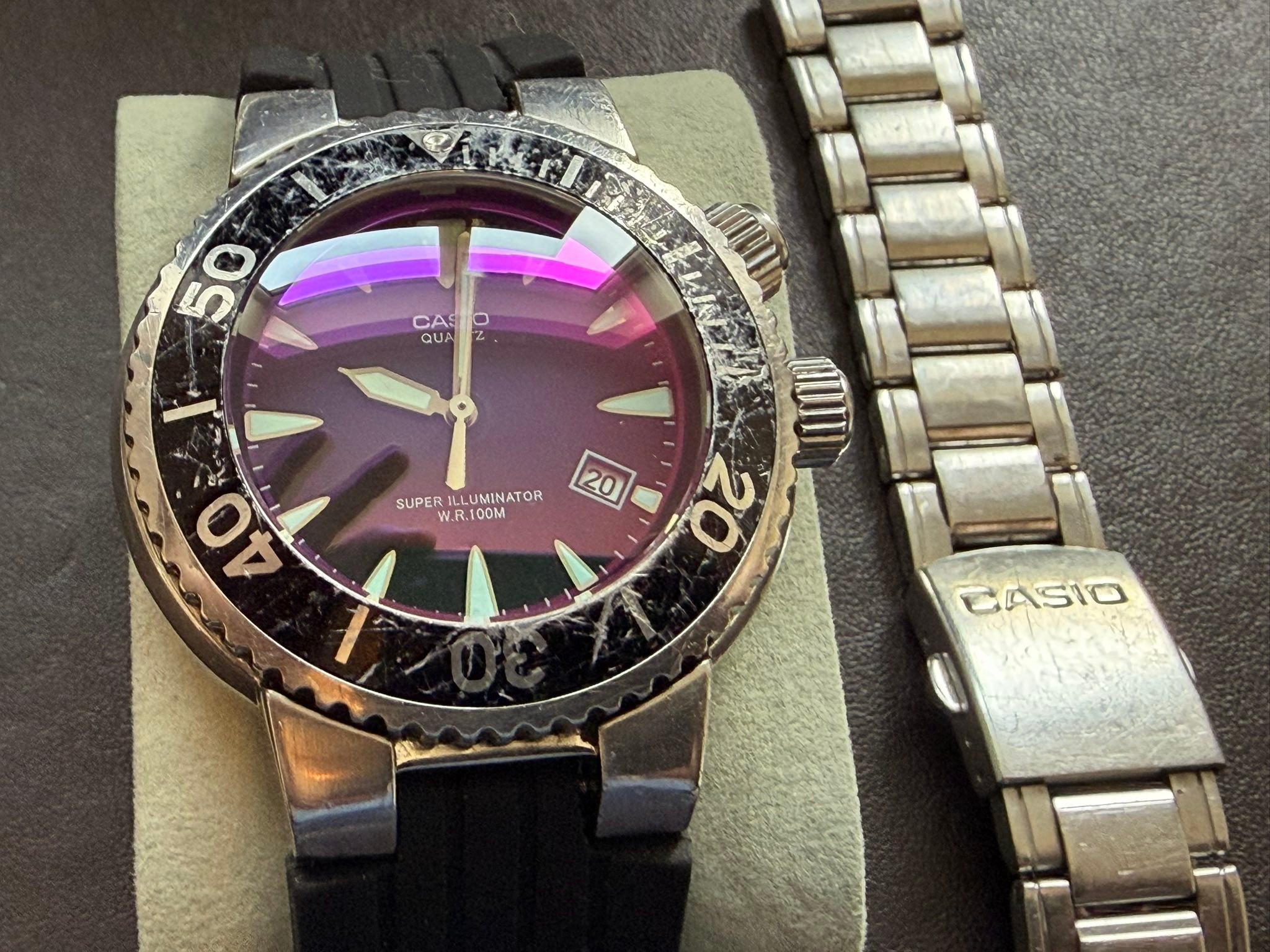 Casio MTD-1048 super illuminator diver for sale