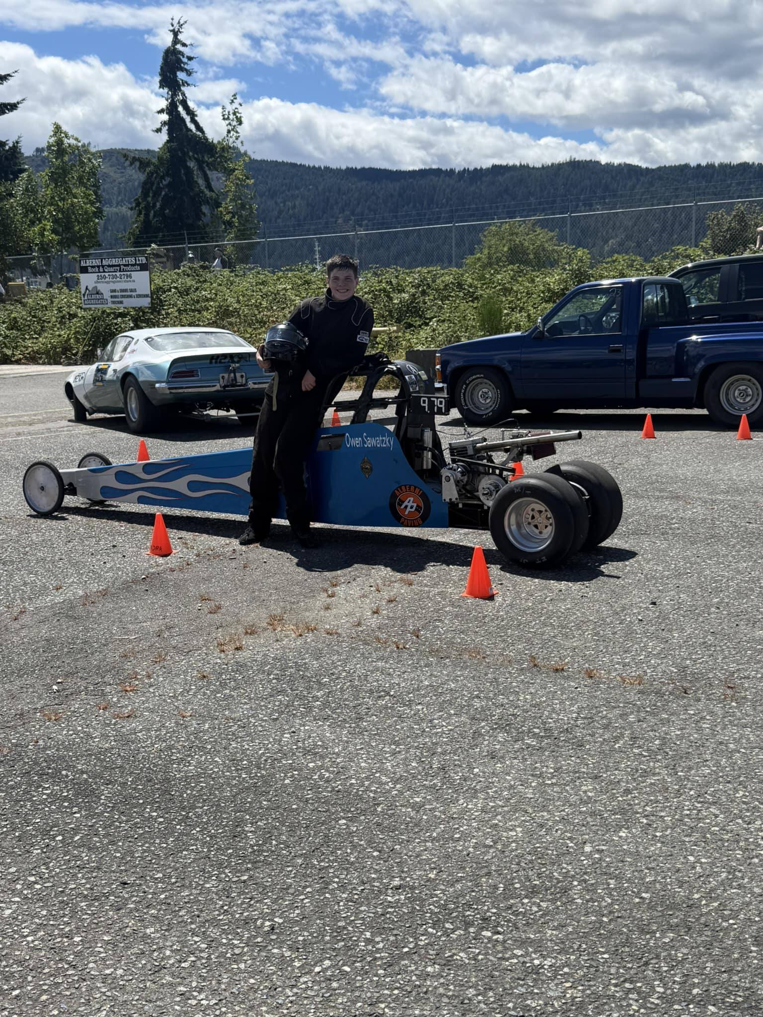 Drag racing in Port Alberni