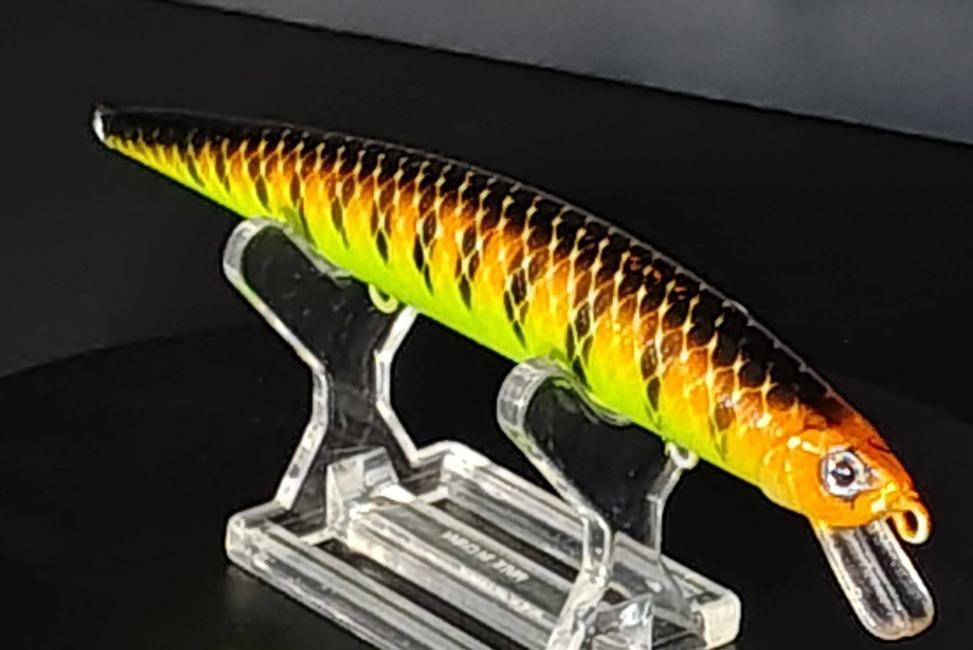 firetiger pattern on fishing lures Wicked Colors Fluorescent Set Berkley has worked with a number of pros to design the ultimate performance of the Flicker Shad Reverse fire tiger pattern fishing