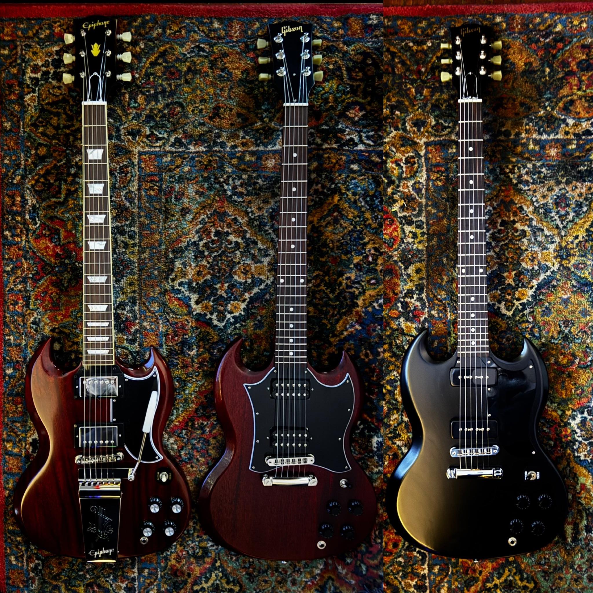 New toy. SG Special 2011. Repainted in black year's ago. My first