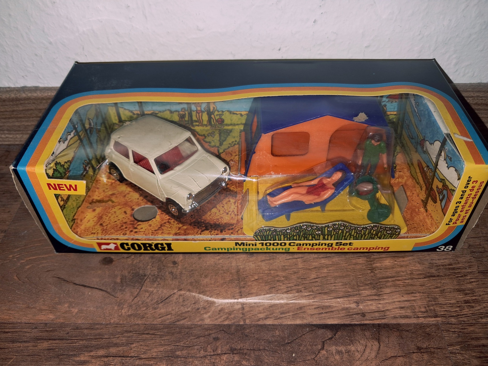 CORGI Mini 1000 Camping Set 38 空箱のみ！ CORGI Mini 1000 Camping
