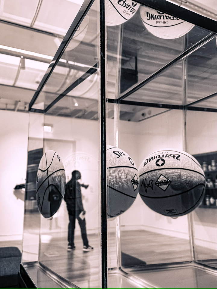 Jeff Koons' Dr. Dunkenstein Nike poster from Equilibrium series