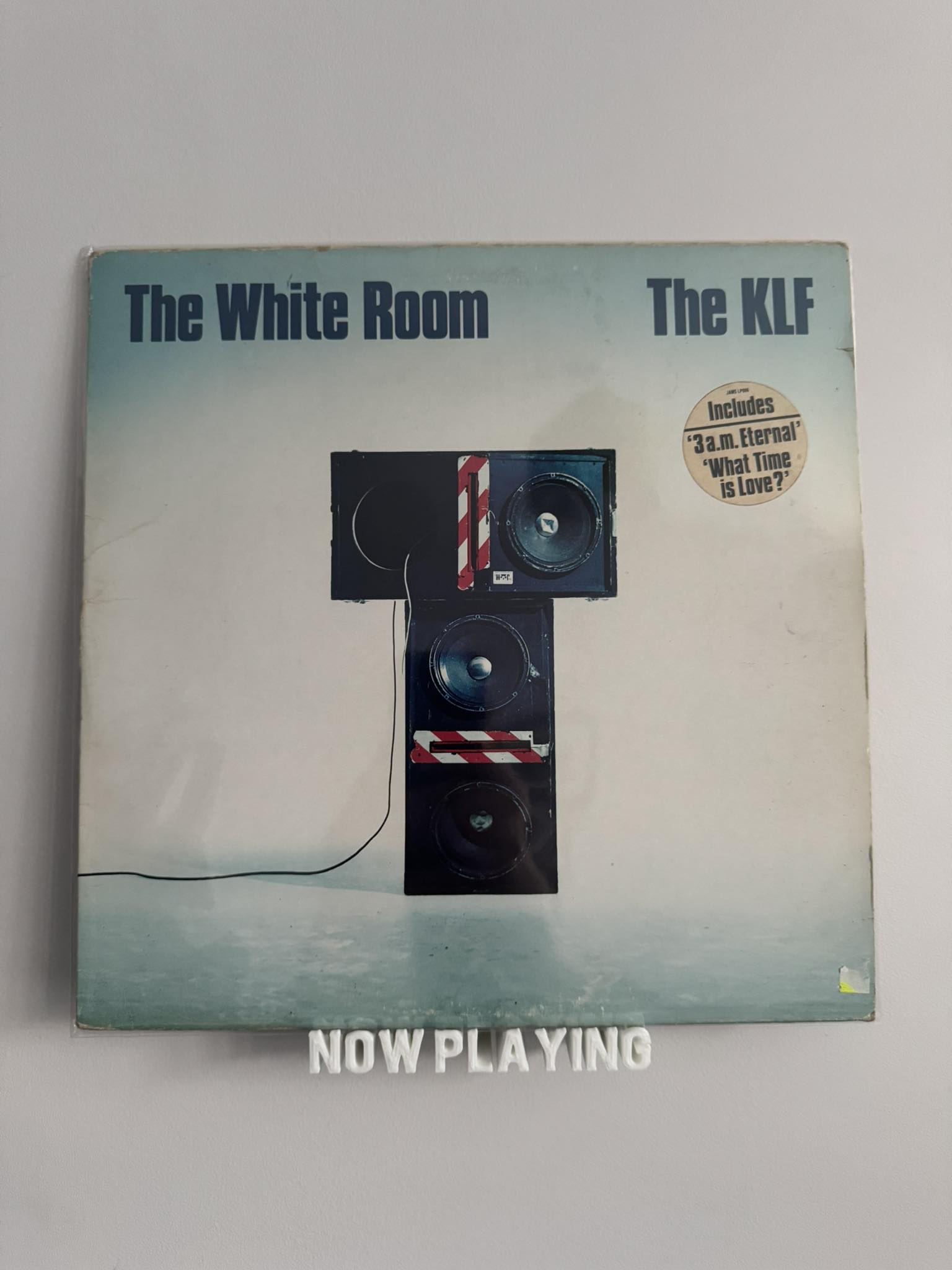 The KLF's White Room vinyl record becoming rare