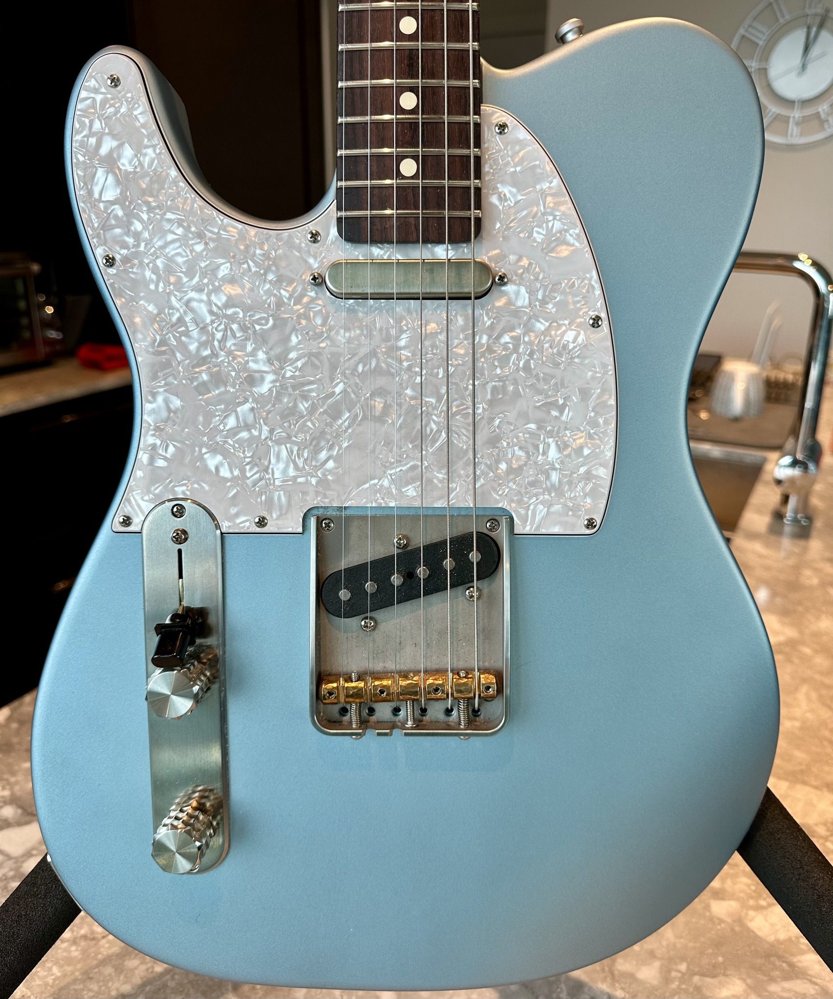 Warmoth '72 thinline telecaster with Fralin humbuckers
