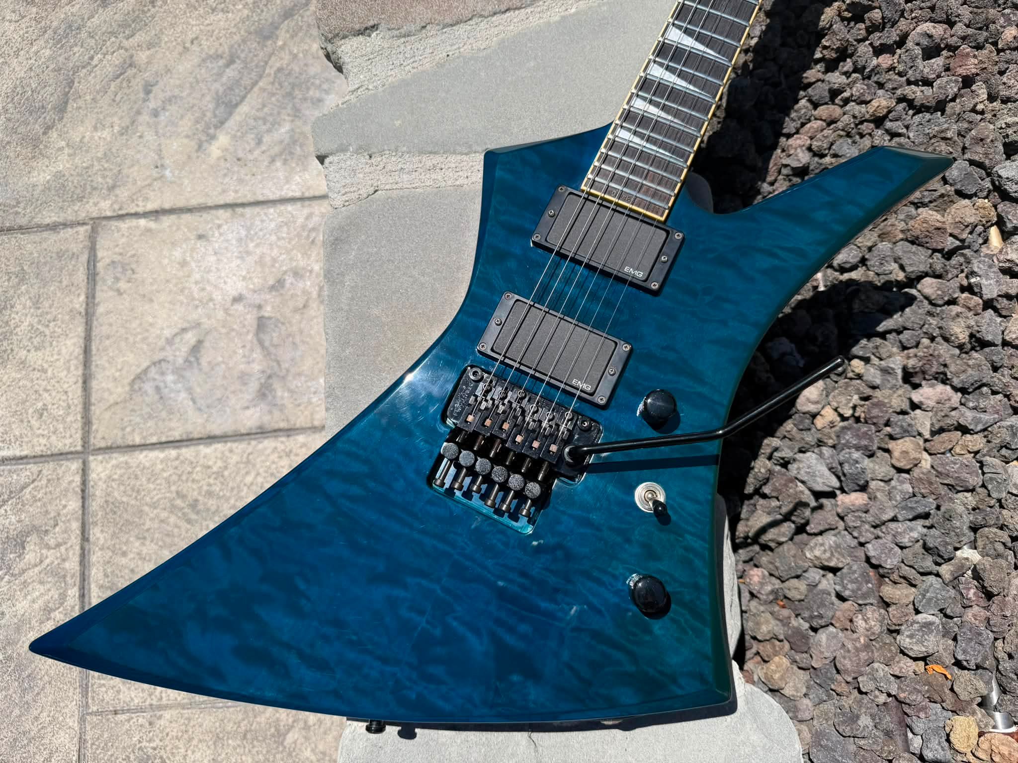 Jackson Stars 2001 Kelly guitar with upgraded electronics and EMG