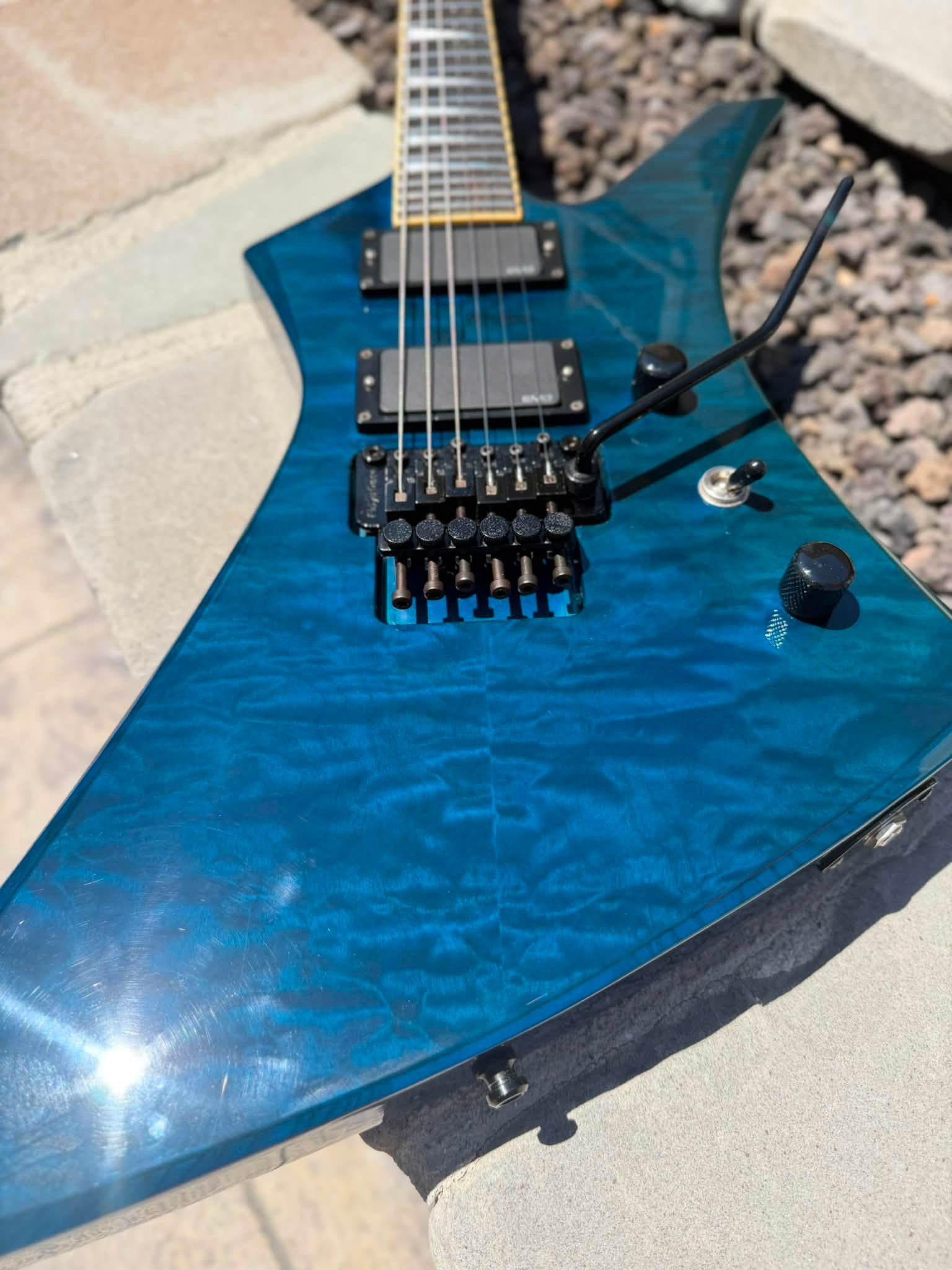 Jackson Stars 2001 Kelly guitar with upgraded electronics and EMG