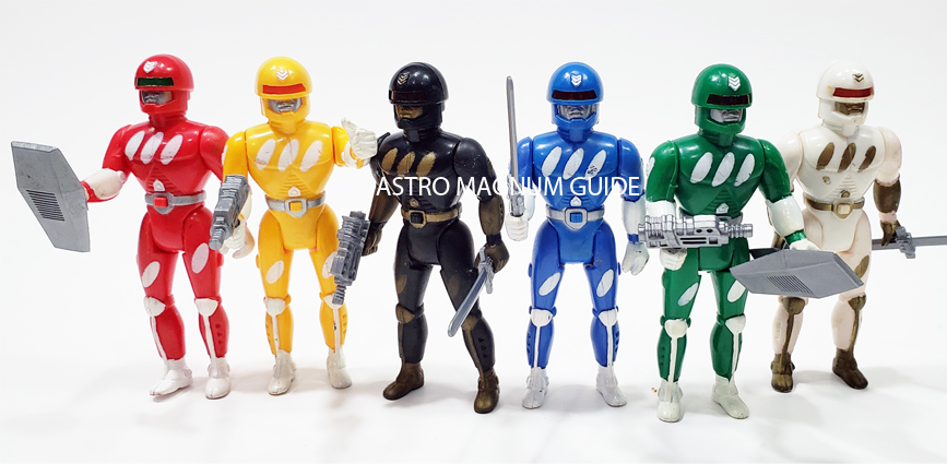 Bootleg Power Ranger Figures from the 1990s, Sonic Ranger Collection