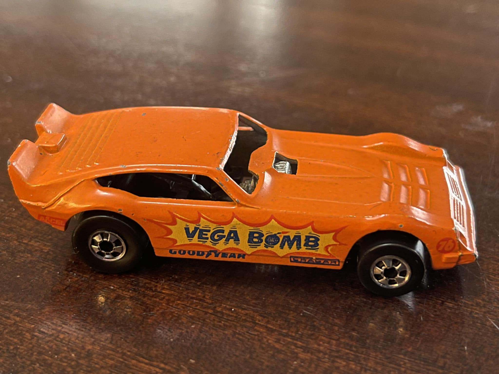 Rare Hot Wheels slingshot with specific wheels found