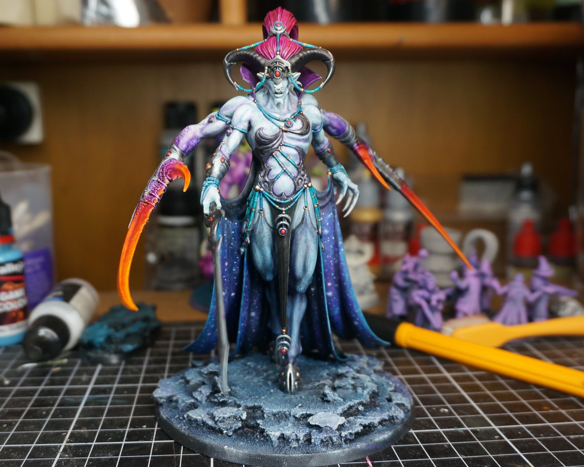 Commissioned Keeper of Secrets models by Dreaded Painter