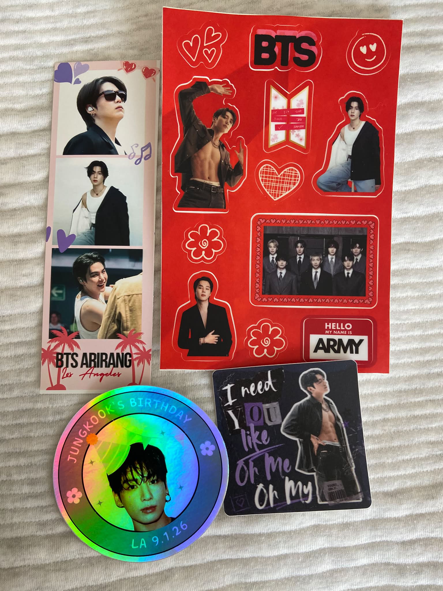 What are some Jungkook birthday freebies available for trade?