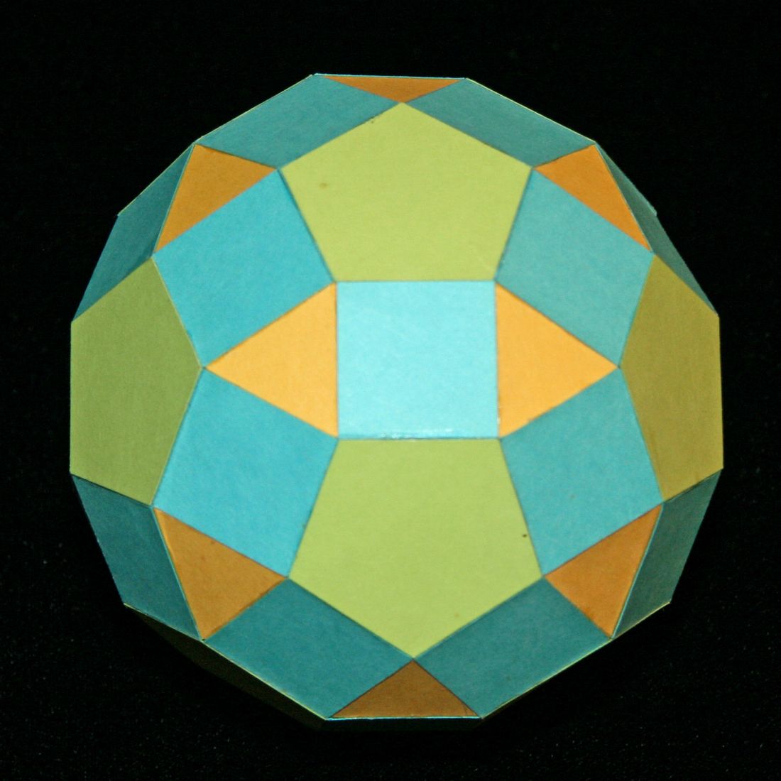 Mathematical Tiling and Tessellation | The Small Rhombicosidodecahedron ...